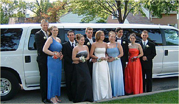 school prom limousine